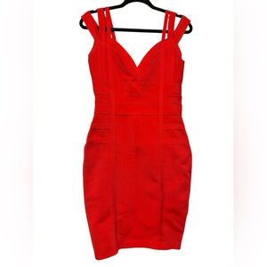 Chic Scarlet Sleeveless Mini Dress